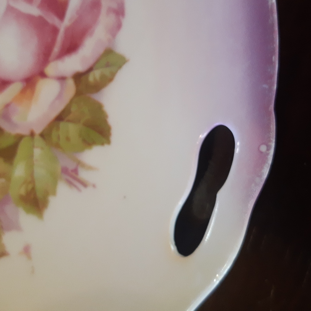 Germany Cake Plate Roses - Picture 4 of 12